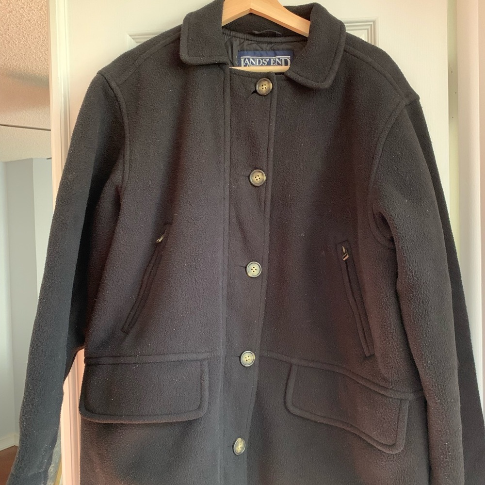 Land’s’ end black coat